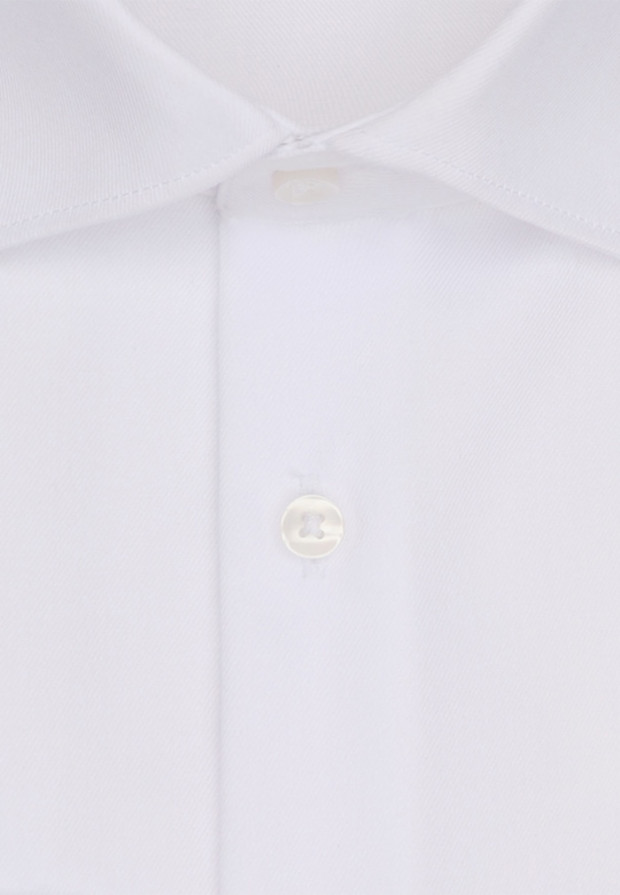 seidensticker vasalásmentes karcsúsított férfi ing fehér (cover shirt) - anyag