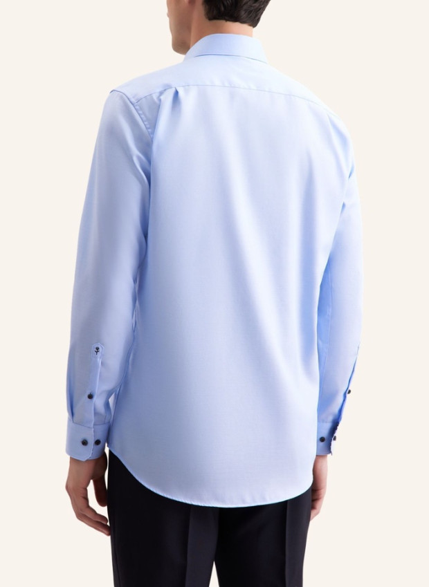 seidensticker vasalásmentes normál szabású férfi ing világoskék (cover shirt) - hát