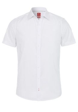 PURE slim fit fehér rövid ujjú ing