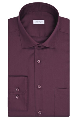 seidensticker vasalásmentes bő szabású férfi ing bordó (cover shirt)