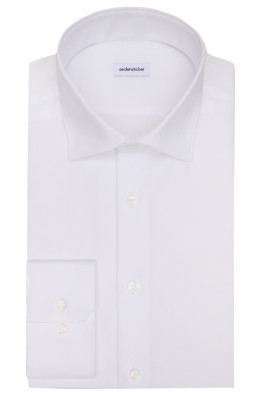 seidensticker vasalásmentes karcsúsított férfi ing hosszított ujjú fehér (cover shirt)
