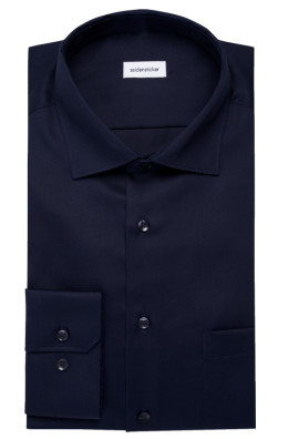 seidensticker vasalásmentes normál szabású férfi ing sötétkék (cover shirt)