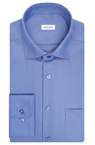 seidensticker vasalásmentes normál szabású férfi ing kék (cover shirt)