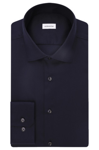 seidensticker vasalásmentes karcsúsított férfi ing sötétkék (cover shirt)