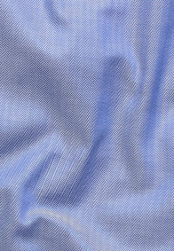 eterna vasalásmentes enyhén karcsúsított férfi ing kék halszálkás - anyag