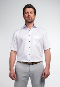 eterna vasalásmentes férfi ing rövid ujjú fehér - modell