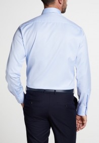 eterna vasalásmentes karcsúsított férfi ing világoskék (cover shirt) - hát