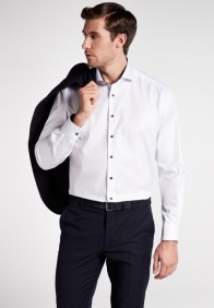 eterna vasalásmentes férfi ing fehér cover shirt - modell