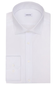 seidensticker vasalásmentes karcsúsított férfi ing hosszított ujjú fehér (cover shirt)