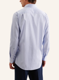seidensticker vasalásmentes normál szabású férfi ing világoskék (cover shirt) - hát